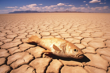 Fish die in the dry land