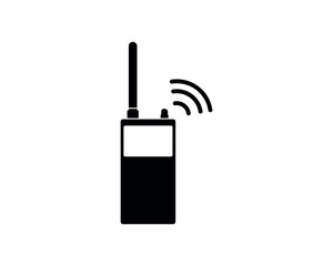 Walkie talkie wireless icon vector symbol design illustration