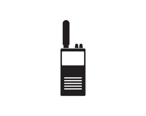 Walkie talkie wireless icon vector symbol design illustration