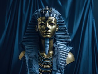Generative Ai Egyptian statue