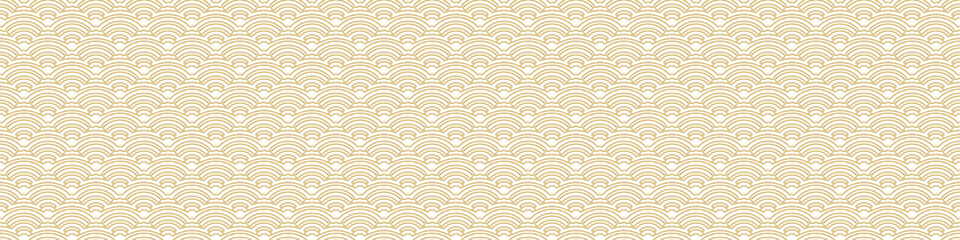 Seamless ornament. Golden pattern for backgrounds, banners, advertising and creative design. Flat style.