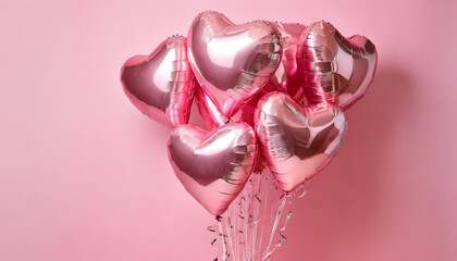 herzen, luftballon, ballons, close-up, hintergrund, Valentinstag, rosa, pink, herz, viele, liebe, karte, geburtstag, glückwünsche, copy space, entwerfen, 