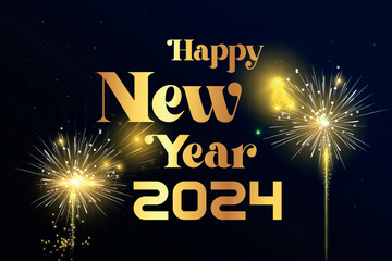 Happy New Year 2024 Wallpaper 