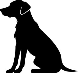 Dog Silhouette graphic design black with white background breed husky puppy golden retriever bulldog german shepard border collie york