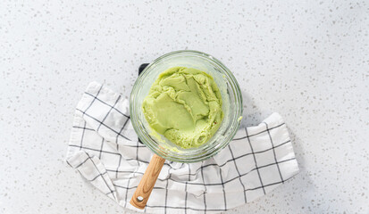 Pistachio fudge