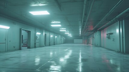 Fototapeta premium Interior of a restaurant. AI generated art illustration.