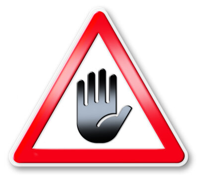 SCHILD STOP HAND - 3D
