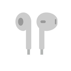 Air pod flat icon. vector illustration.