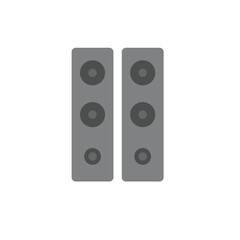 Fototapeta na wymiar Soundbox music audio instrument icon. vector illustration.