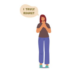 Woman Uttered A Heartfelt Apology With Genuine Remorse, Her Eyes Reflecting Regret As She Sincerely Said Sorry