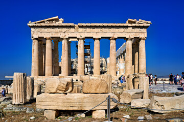 Athens Greece. The Parthenon at the Acropolis