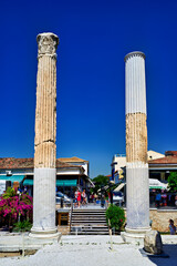 Athens Greece.The Hadrian's Library