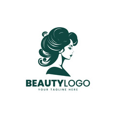 Vector Women beauty care salon logo design