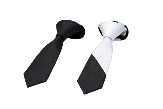 element elegant elegance dress corporate concept collar clothing clothes cartoon business bitmap appearance apparel accessory Blank black tie mock design isolated white background 3d rendering
