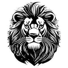 Obraz premium lion head vector
