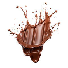 Melted Chocolate Splash