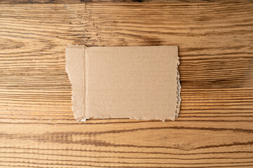 Cardboard Pieces Textured Background, Carton Piece with Copy Space, Ripped Kraft Paper Wallpaper