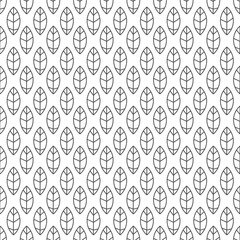 Seamless composition of abstract plants. Template for backgrounds, prints, textures, creative ideas for packaging, clothing and decoration