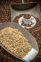 Fotobehang Koffiebonen café  © DAVID