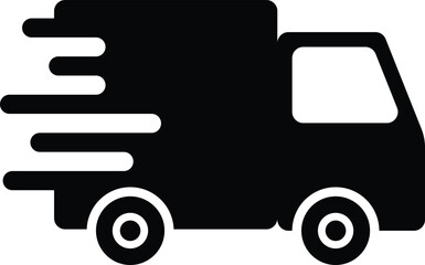 Delivery Truck, Van Transportation Icon
