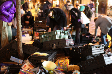 Flea market in Shoreditch London in 2000