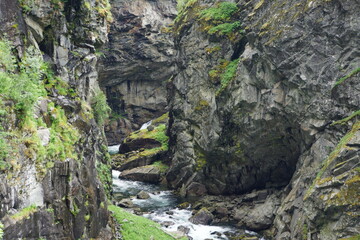 river in the mountains