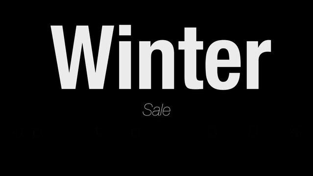 50% Off, Winter Sale, Christmas and winter sale. 
