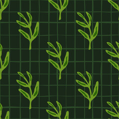 Elegant seamless leaf pattern.