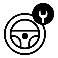 Panele Szklane  driving dualtone icon