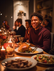 A Photo Of A Person's First Time Hosting A Major Family Event Like Thanksgiving