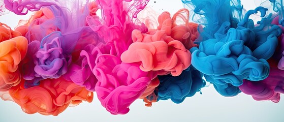 Multicolored smoke in the dynamics