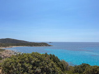 Die Insel Sardinien im Mittelmeer