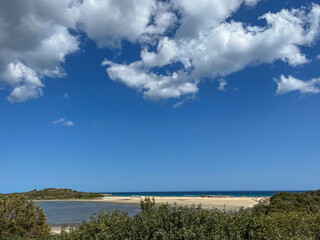 Die Insel Sardinien im Mittelmeer