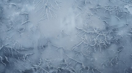  an aerial view of snow and ice on a cold day with trees in the foreground and a blue sky with white clouds in the middle of the top of the picture.