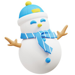  Snowman 3d, 3d icon, 3d illustration, style, render, rendering, Suitable for website, mobile app, print, presentation, infographic and any other project.