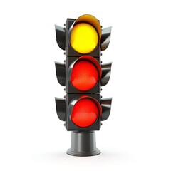 Traffic Light Clipart on White Background