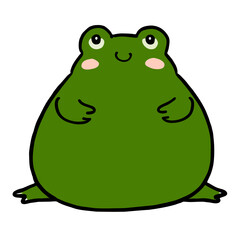 cute cartoon frog