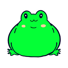 cute cartoon frog