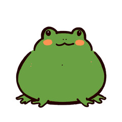 cute cartoon frog