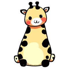 cute cartoon giraffe