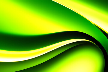 Modern colorful abstract yellow green background with wave lines. vector illustration design. for presentation background, brochure, card, flyer, brochure, banner, poster.