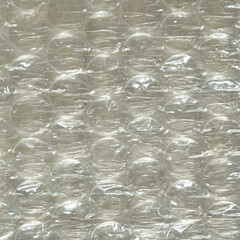 Plastic air bubble protection foil wrap texture background