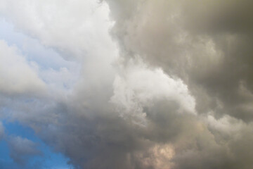 Background of summer cloudy sky
