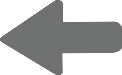 left grey directional arrow pointer icon vector eps 10 