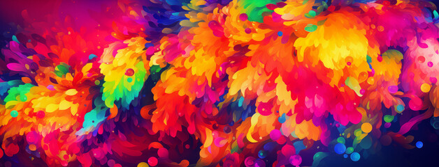 A colorful background with many spots