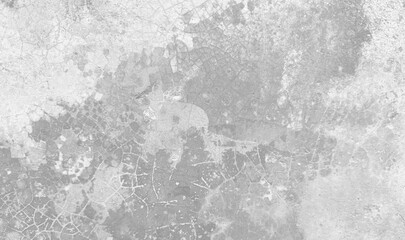 background of polished and smooth Gray Concrete wall room surface with cracked texture pattern, Natural marble stone background pattern with stains, water stain on white concrete marble texture.