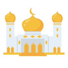 muslim palace illustration