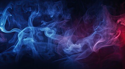 Fototapeta premium Fog in Darkness, abstract smoke background