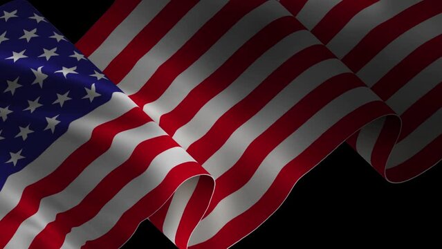 Usa Flag, Seamless American Flag Waving, American Flag Video, United States Flag Animation Videos
