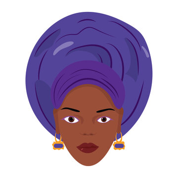 gele purple turban yoruba culture